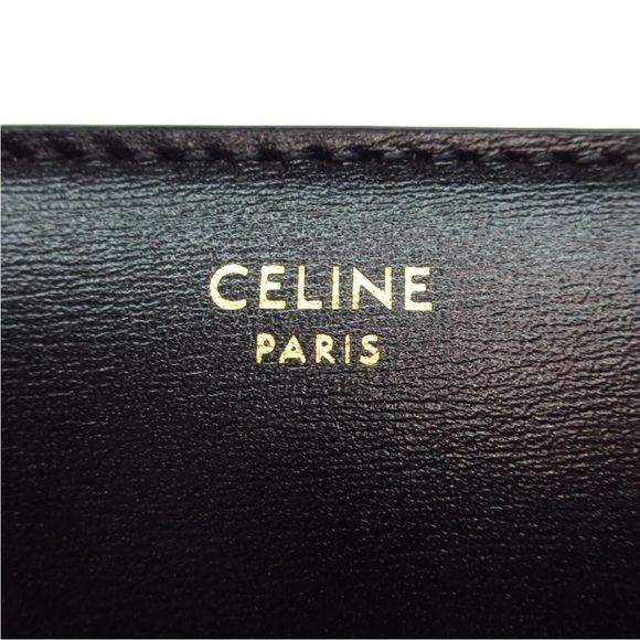 Authentic CELINE Compact - Calf Skin Trifold Wallet WOC on chain - Picture 14 of 15